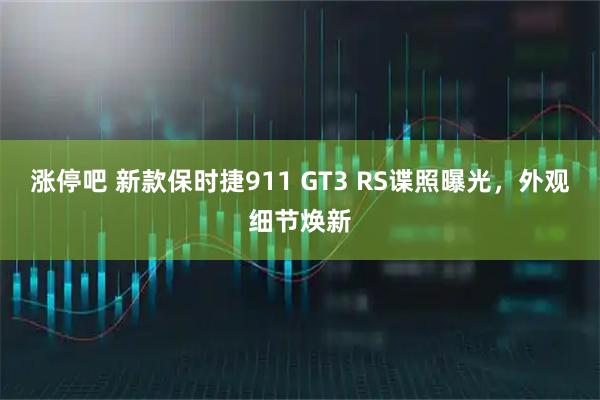 涨停吧 新款保时捷911 GT3 RS谍照曝光，外观细节焕新